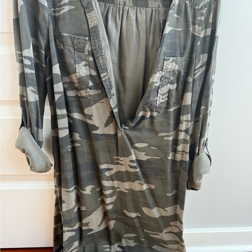 Express Camouflage Mini Dress
